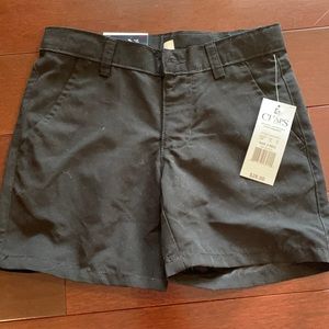 Chaps boys black shorts